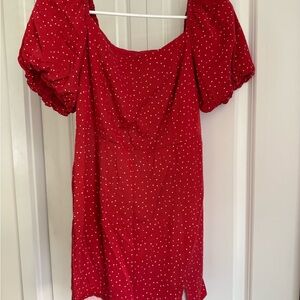 Red Polka Dot Dress